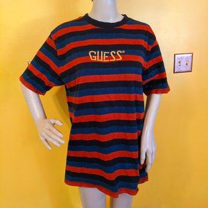 Vintage Guess Striped T shirt